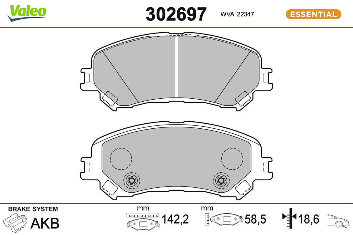 BRAKE PADS FIRST RENAULT ESPACE V FR